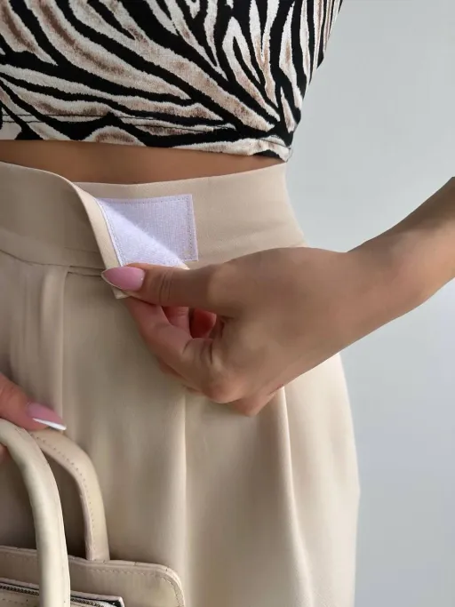 Pantalon Palazzo Avec Scratch  thumbnail 3