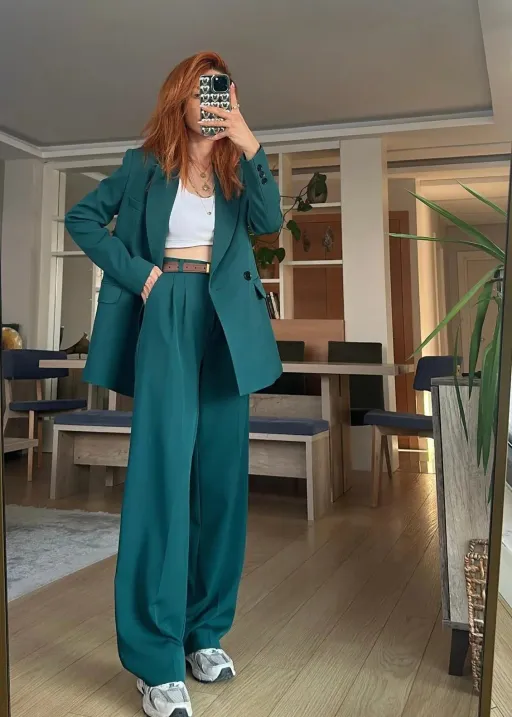 Ensemble Tailleur À Veste Croisée thumbnail 3