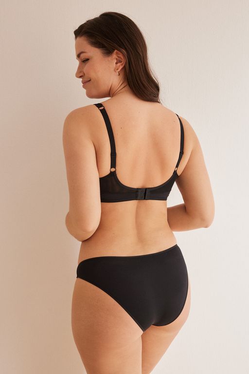 Soutien-gorge lissant dos noir divine thumbnail 4