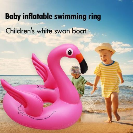 Flotteur De Piscine Gonflable Pour Enfants, Bouée Flamant Rose De Natation thumbnail 2