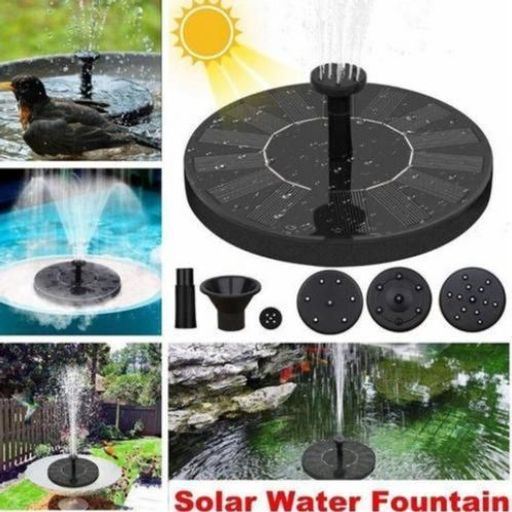 Petite Fontaine À Eau Solaire Pour Décoration Et Bain Doiseaux Extérieur thumbnail 1