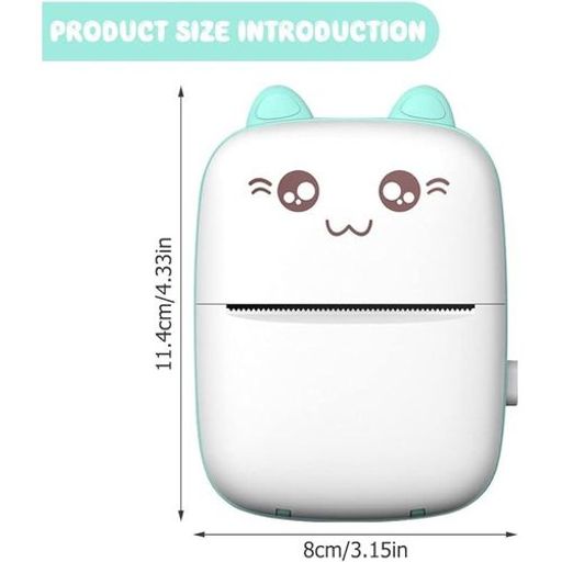 Mini Imprimante Thermique Bluetooth Portable, Sans Encre thumbnail 3