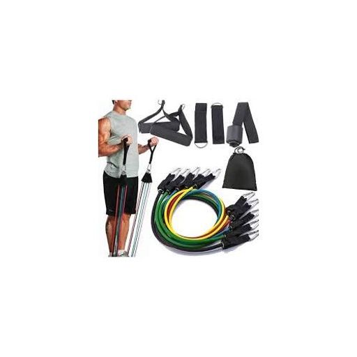 Bandes De Résistance Pour L'entraînement, Bandes Élastique Fitness Gym 11 Pcs thumbnail 2