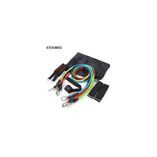 Bandes De Résistance Pour L'entraînement, Bandes Élastique Fitness Gym 11 Pcs thumbnail 3