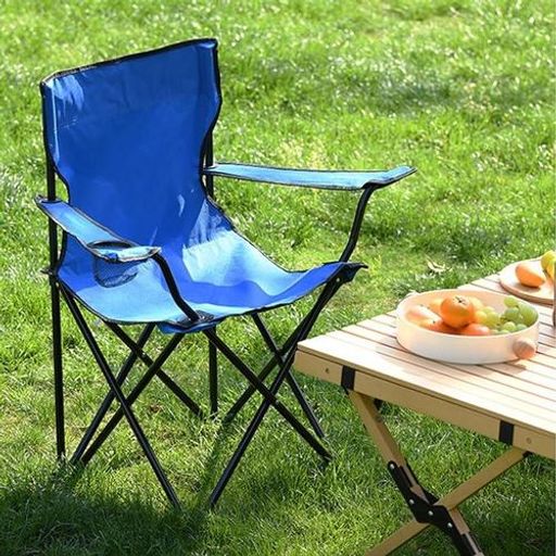 Chaise Pliante Pour Camping Avec Porte-gobelet thumbnail 2