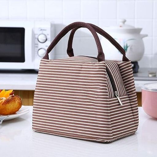Sac À Lunch Isotherme Réutilisable En Tissu Oxford thumbnail 4