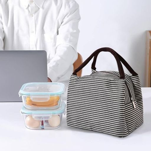 Sac À Lunch Isotherme Réutilisable En Tissu Oxford thumbnail 1