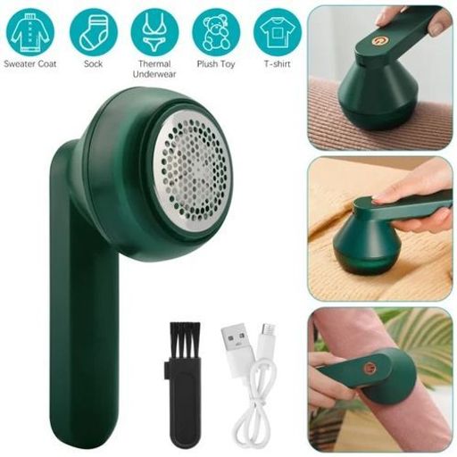 Rasoir À Peluches Électrique Rechargeable, Anti-peluches Portable Pour Vêtements thumbnail 1