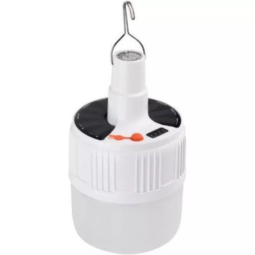 Lampe Solaire Led Avec Câble Usb, Ampoule Pour Camping Rechargeable thumbnail 4