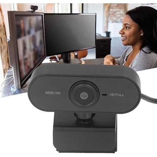 Webcam Hd 1080p Avec Microphone Et Rotation À 360°, Caméra Usb Pour Vidéoconférences Et Streaming thumbnail 1