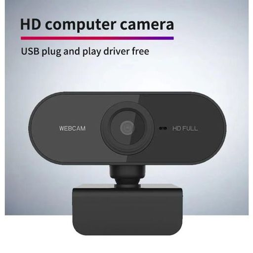 Webcam Hd 1080p Avec Microphone Et Rotation À 360°, Caméra Usb Pour Vidéoconférences Et Streaming thumbnail 2