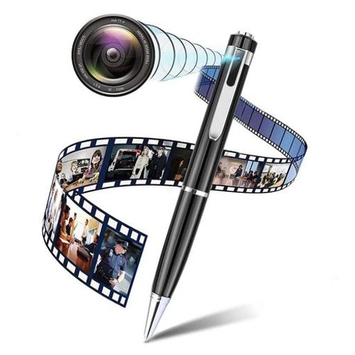Stylo Caméra Espion Full Hd 1080p, Mini Caméra Cachée Discrète Avec Carte Sd 32 Go thumbnail 2