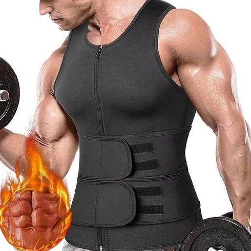 Gilet De Sudation Pour Hommes, Entraîneur De Taille, Perte De Poids thumbnail 3