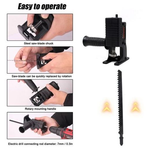 Tête De Scie Courbe, Perceuse Électrique De Conversion, Perceuse Électrique thumbnail 3