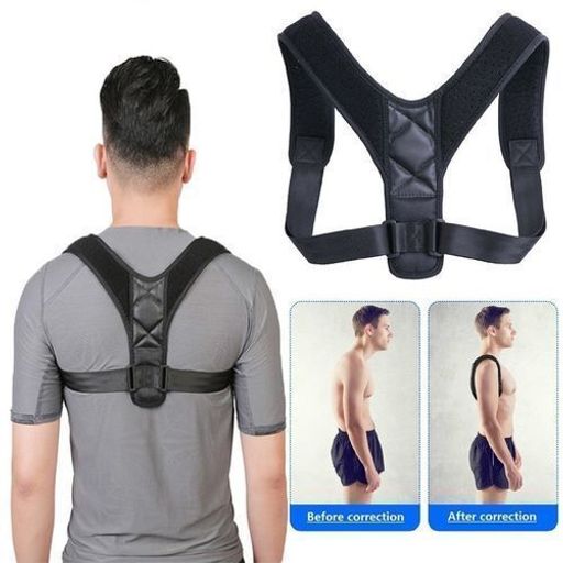 Correcteur De Posture Médical Réglable De Dos Et Épaule, Ceinture D'arrière thumbnail 1