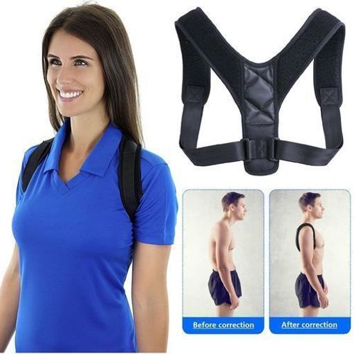 Correcteur De Posture Médical Réglable De Dos Et Épaule, Ceinture D'arrière thumbnail 2