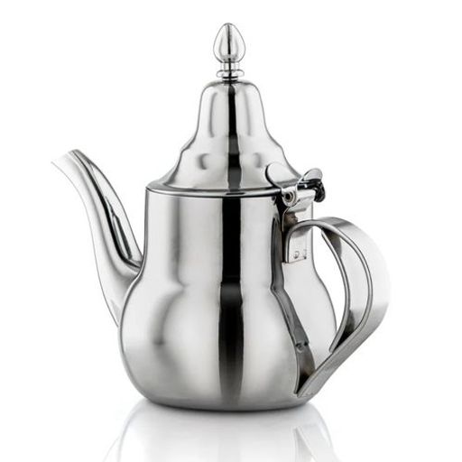 Théière Traditionnelle En Acier Inoxydable 0,6l – Argent thumbnail 2