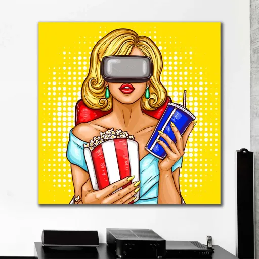 Tableau Blonde Diva – Pop Art thumbnail 2