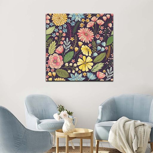 Tableau Bloom Fusion – Art Floral thumbnail 1