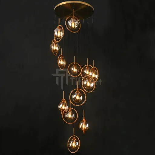 Suspension Armani – Satiné Ambre thumbnail 4