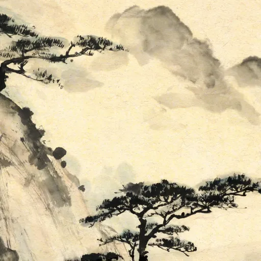 Tableau Misty Peaks – Voyage Artistique thumbnail 4