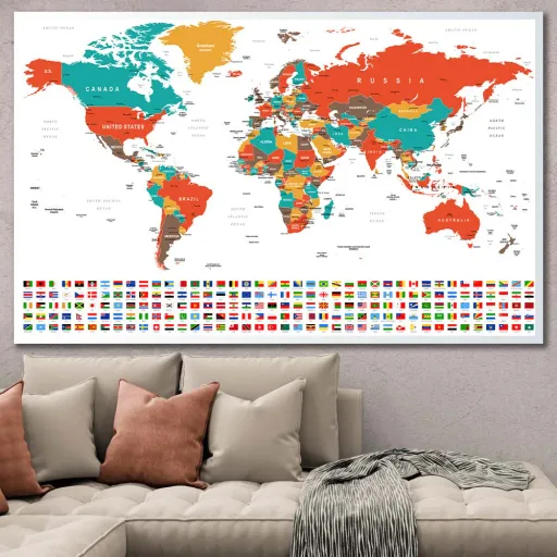 Tableau Global Heritage – Carte Du Monde thumbnail 1