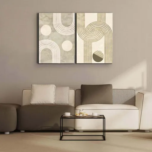 Tableau Geometric Shapes – Art Abstrait thumbnail 2