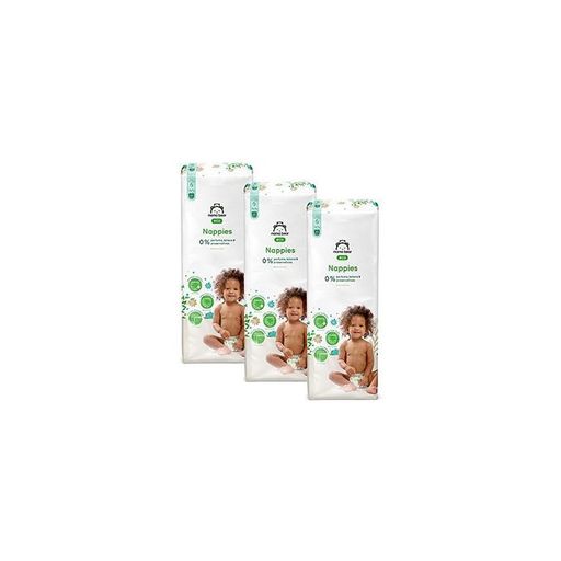 Couches Bébé Écologiques Ultra Absorbantes Taille 6 (16+ Kg) (40 Couchesx3) thumbnail 1