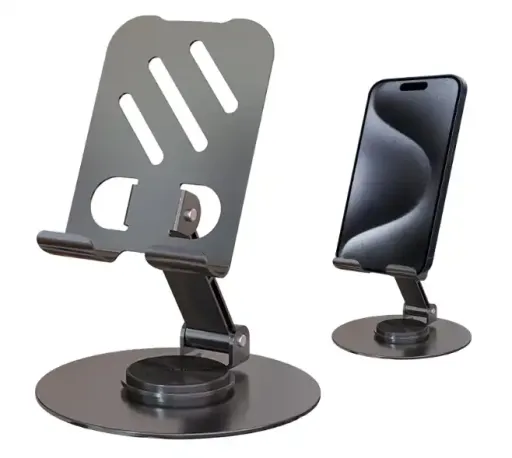 Support Téléphone – Stable, Ajustable Et Pratique Et Rotatif 360° thumbnail 1
