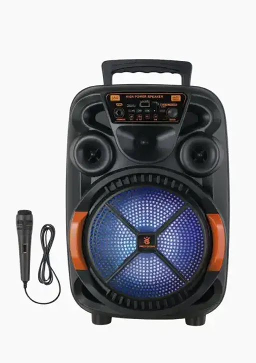 Enceinte Karaoké Bluetooth 1000w Ch-868 – Haut-parleur Portable Avec Micro Intégré thumbnail 2