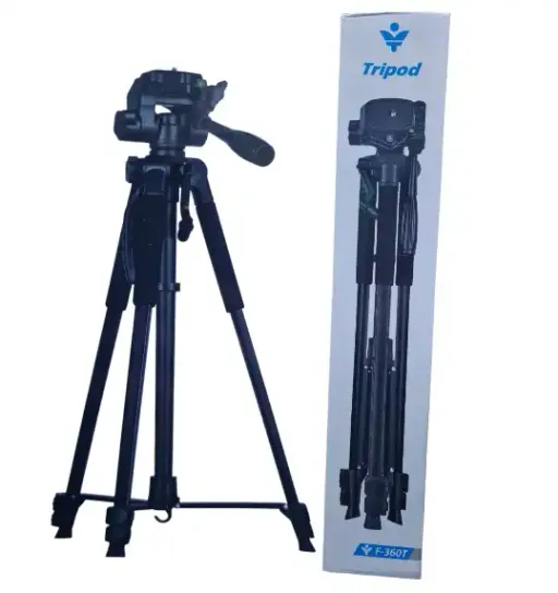 Trépied Photo/vidéo F-360t – Support Réglable Et Stable Pour Appareil Photo & Smartphone thumbnail 2