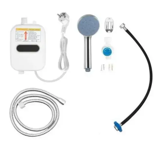 Mini Chauffe-eau Électrique Sans Réservoir – 3500w – Eau Chaude Instantanée – Robinet Avec Écran Numérique thumbnail 4