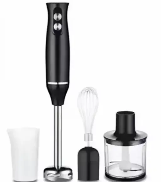 Mélangeur Électrique 4 En 1 – Mixeur À 2 Vitesses – Batteur, Broyeur De Jus Et Hachoir Multifonction thumbnail 3