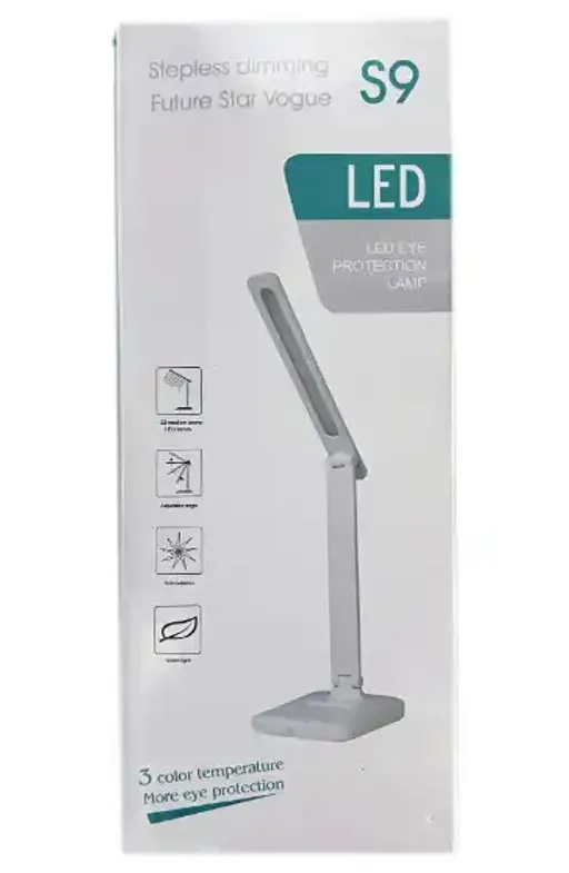 Lampe De Bureau Led Tactile 50 Cm – Panneau Lumineux Articulé Avec 3 Niveaux D’éclairage thumbnail 2