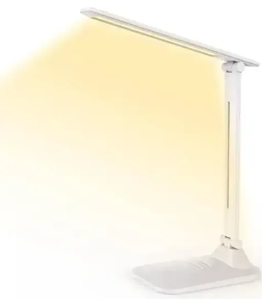 Lampe De Bureau Led Tactile 50 Cm – Panneau Lumineux Articulé Avec 3 Niveaux D’éclairage thumbnail 4
