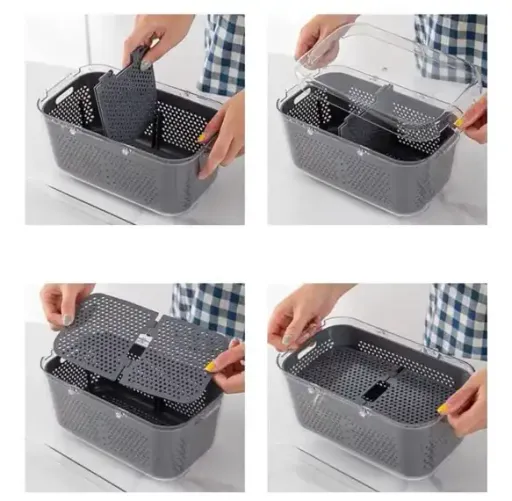 22-pieces Multi-functional Vegetable And Fruit Chopper thumbnail 3
