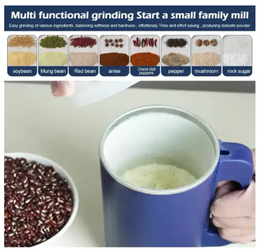 Moulin Électrique Multifonction – Broyeur Puissant Pour Épices, Grains & Café thumbnail 1