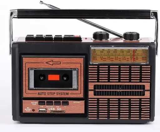 Radio Magnétophone Vintage – Bluetooth, Usb Et Fm thumbnail 2