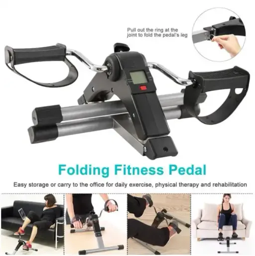 Mini Vélo D’exercice Pédalier Portable – Bras & Jambes – Écran Lcd thumbnail 4
