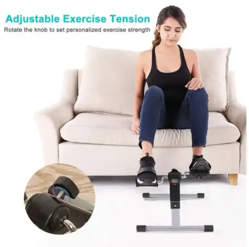 Mini Vélo D’exercice Pédalier Portable – Bras & Jambes – Écran Lcd thumbnail 2
