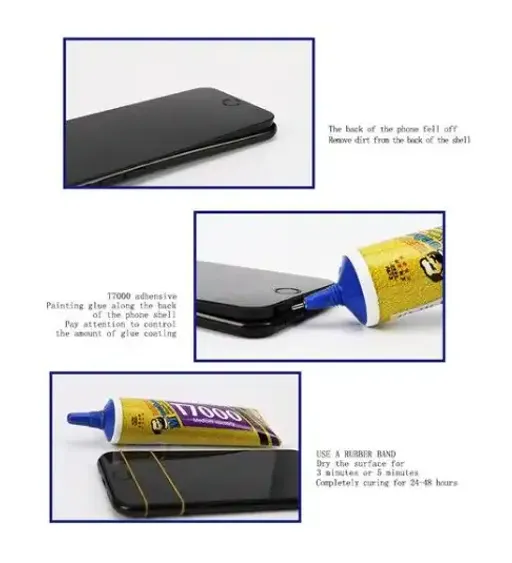 Colle Super Liquide Mechanic T-7000 Noir 110 Ml – Adhésif Multi-usage Haute Performance thumbnail 2