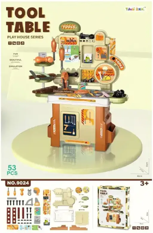 Bluebell Kids Tool Bench – Établi De Bricolage Pour Enfants Avec 53 Accessoires thumbnail 4