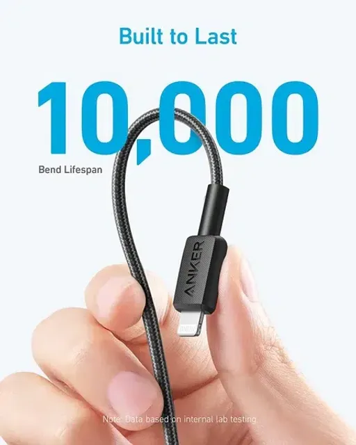 Câble Anker 322 Powerline Usb-c Vers Lightning 60w – Charge Rapide Iphone thumbnail 3