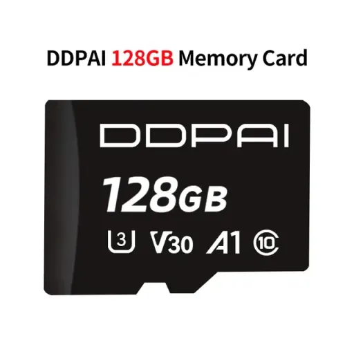 Ddpai Carte Mémoire Microsd 128go – Haute Vitesse U3 V30 A1 Pour Dashcam & 4k thumbnail 2