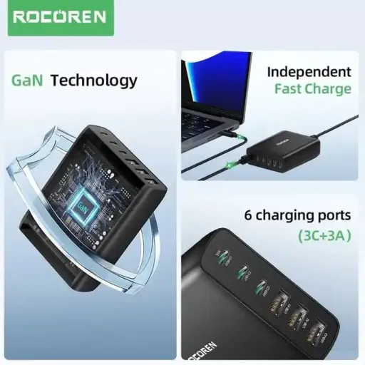 Chargeur Bureau Gan 100w thumbnail 4