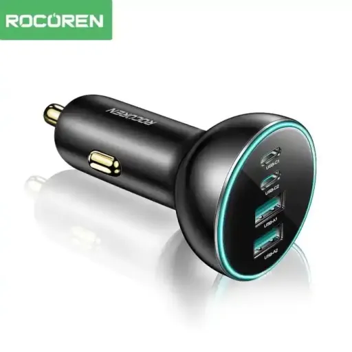 Chargeur De Voiture 2c+2a 70w Chargeur Allume-cigare thumbnail 1