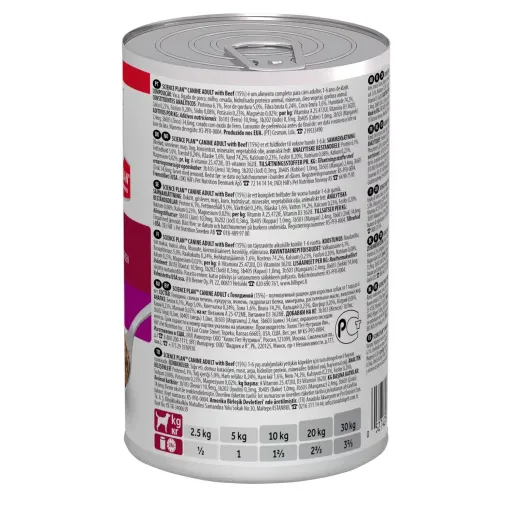 Hills Science Plan Aliment Humide Chien Adulte Au Boeuf 370 G thumbnail 2