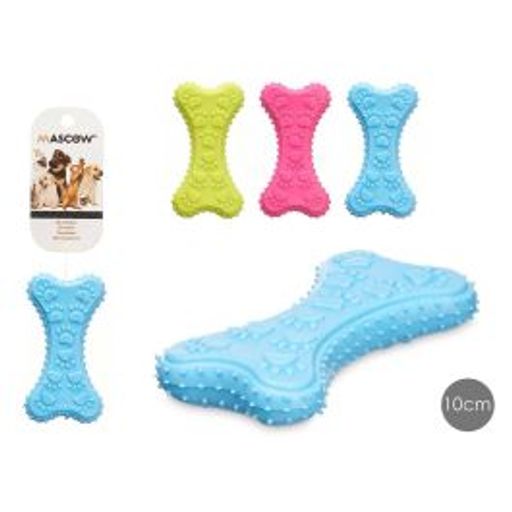 Mascow-os En Silicone Assorti Pour Chien 10x2x5,5 Cm (couleur Aléatoire) thumbnail 3