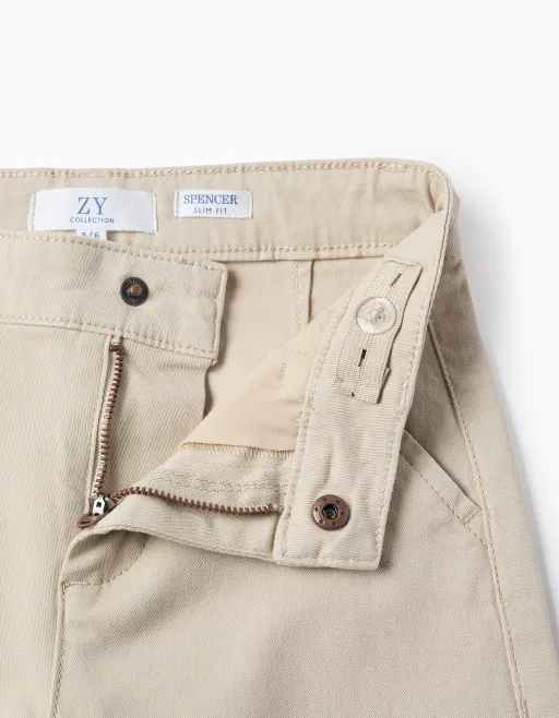 Pantalon Chino En Sergé thumbnail 3