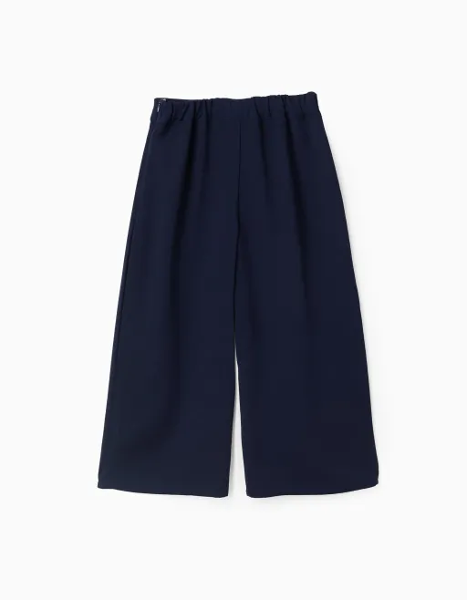 Pantalon À Jambe Large Avec Plis À Lavant thumbnail 1
